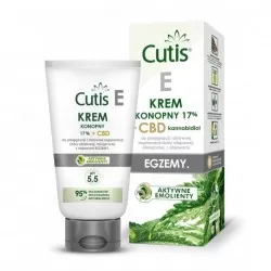Cutis E krem konopny 17% z CBD na Egzemę 120 ml