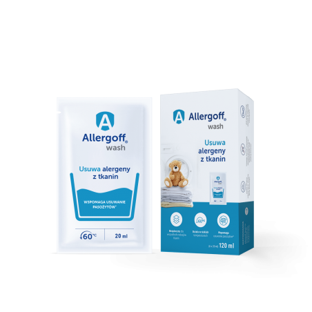 Allergoff wash dodatek do prania 6 szt po 20 ml