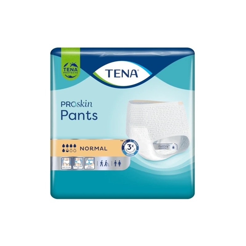 Tena Pants ProSkin Normal, majtki chłonne, rozmiar XL, 15 sztuk 