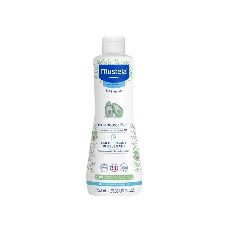 Mustela Bebe Bąbelkowa Kąpiel płyn 750ml 