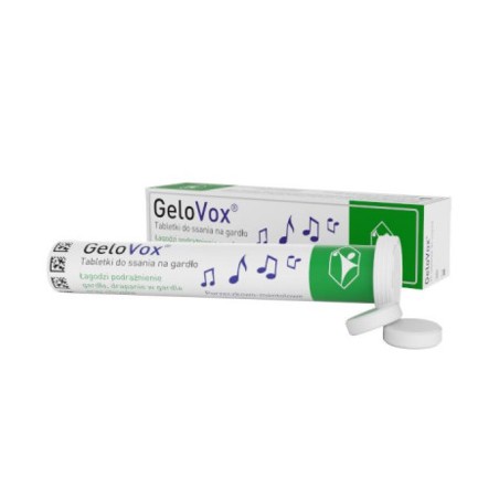 GeloVox czarny bez 20 tabletek do ssania