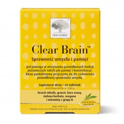 Clear Brain, suplement diety, 60 tabletek
