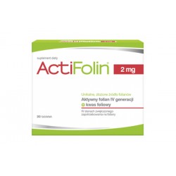ActiFolin 2 mg, kwas foliowy 2000 µg, 30 tabletek