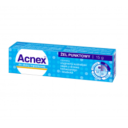 Acnex żel punktowy do skóry trądzikowej, 15 g