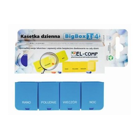 Kasetka dzienna Big Box 1x4, 1 sztuka