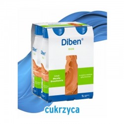 Diben Drink, preparat odżywczy, smak morelowo-brzoskwiniowy, 4 x 200 ml