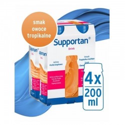 Supportan Drink | Smak owoce tropikalne | 4 x 200 ml
