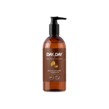  DAY BY DAY Żel do mycia ciała, Masło kakaowe i awokado, 400 ml 