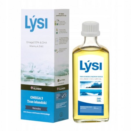 LYSI Tran islandzki naturalny olej