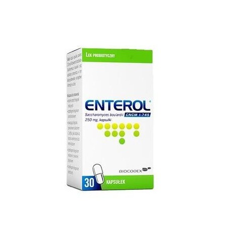 Enterol 250 mg 30 kapsułek
