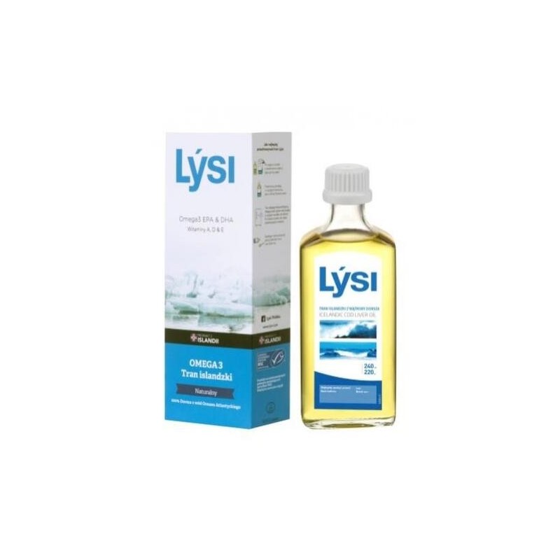 LYSI Tran islandzki naturalny olej 