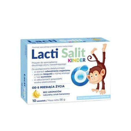 Lacti Salit KINDER proszek do sporządzenia doustnego płynu nawadniającego