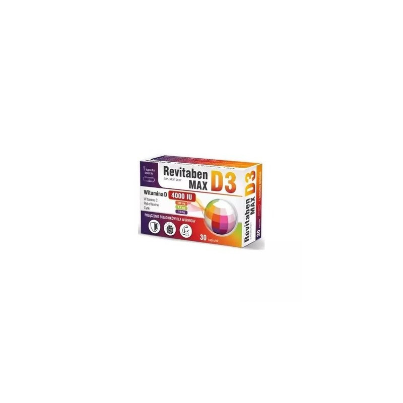 Revitaben D3 Max 30 kapsułek 