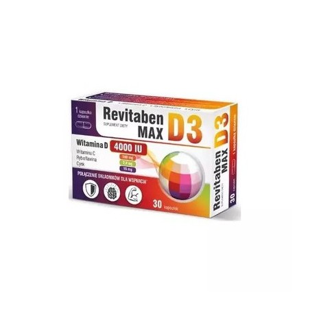  Revitaben D3 Max 30 kapsułek 