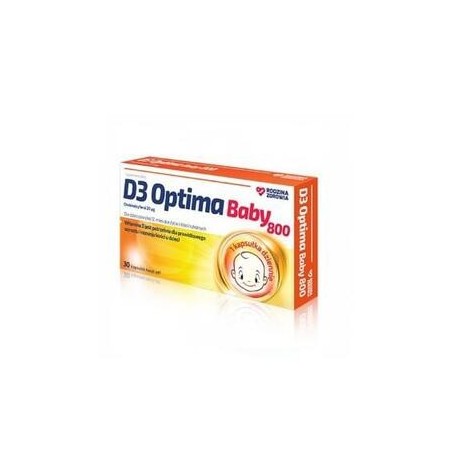 Rodzina Zdrowia D3 Optima Baby, 30 kapsułek