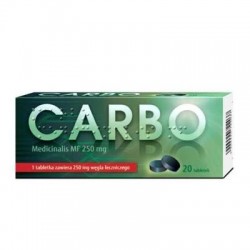 Carbo medicinalis MF tabletki 0,25 g