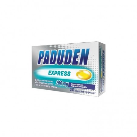  Paduden Express kapsułki miękkie 200mg 20 kapsułek 