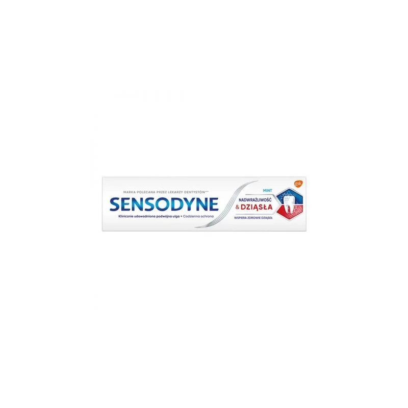 SENSODYNE NADWRAŻLIWO¦Ć & DZIˇSŁA Pasta 