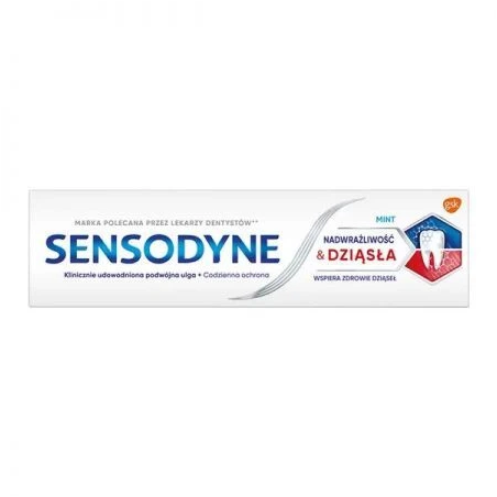  SENSODYNE NADWRAŻLIWO¦Ć & DZIˇSŁA Pasta 