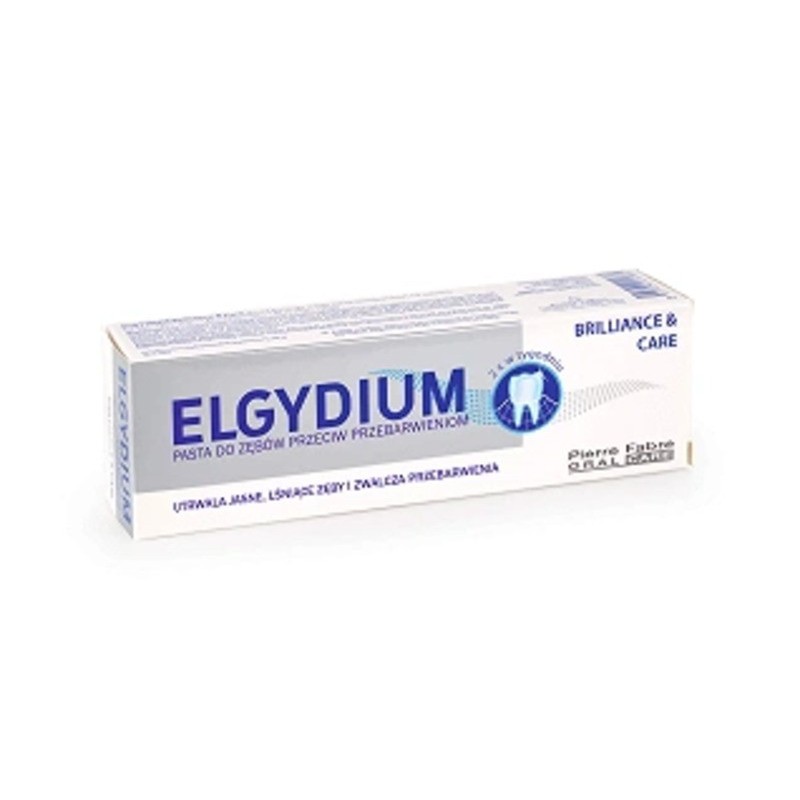 ELGYDIUM Brilliance & Care pasta do zębów przeciw przebarwieniom 