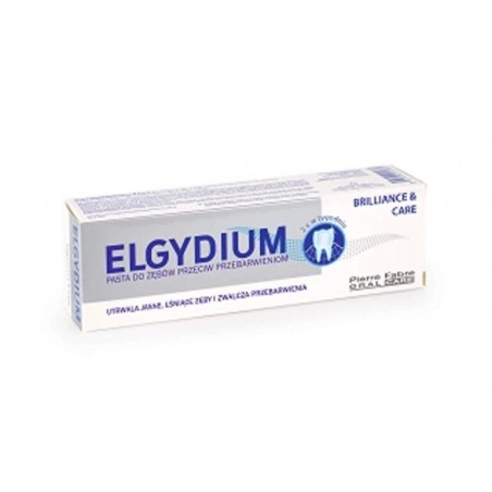 ELGYDIUM Brilliance & Care pasta do zębów przeciw przebarwieniom