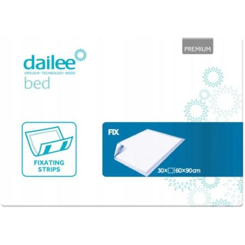 DAILEE Bed Premium Fix Podkłady higieniczne 60x90cm, 30szt. 