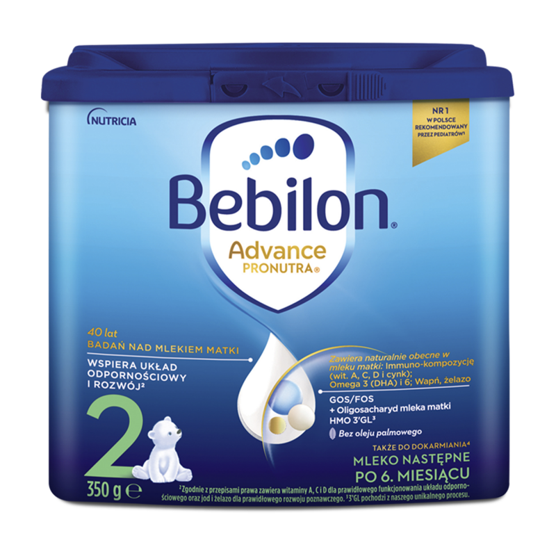 Bebilon Advance Pronutra 2, mleko następne, powyżej 6 miesiąca, 350 g 