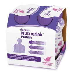 Nutridrink Protein o smaku owoców leśnych 4 butelki po 125 ml płynu