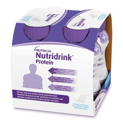 Nutridrink Protein o smaku neutralnym 4 butelki po 125 ml płynu