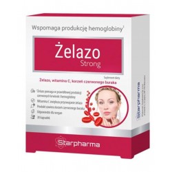 Żelazo Strong 30 kaps.