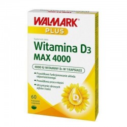 WALMARK Plus Witamina D3 Max 4000, 60 kapsułek miękkich