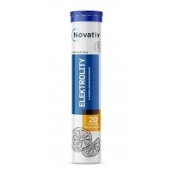 Novativ Elektrolity, 20 tabletek musujących