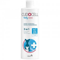 CUDOCELL BABY DERM 3w1, żel do mycia, szampon i płyn do kąpieli
