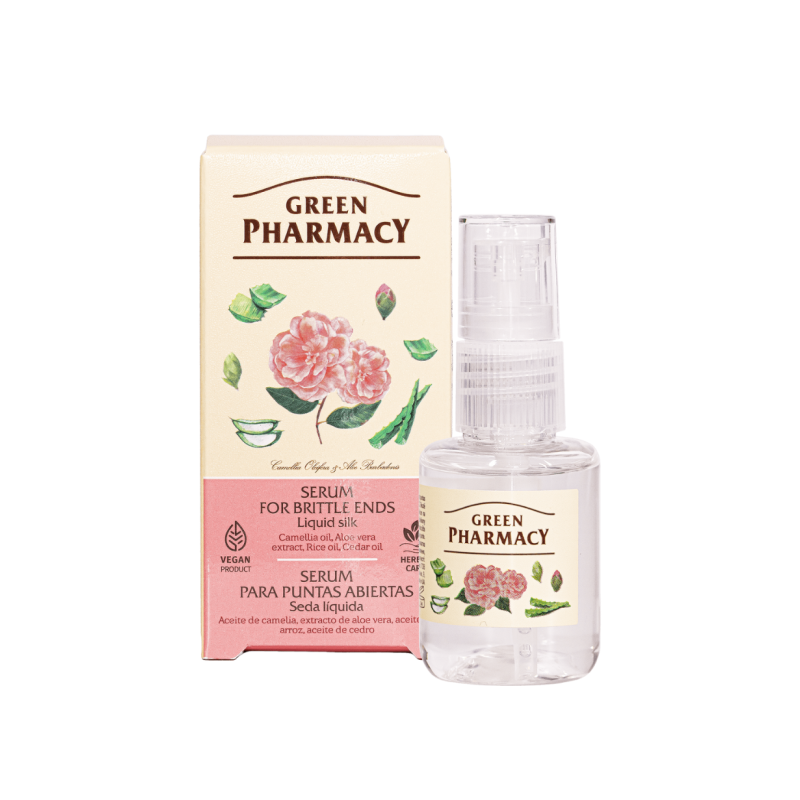 GREEN PHARMACY JEDWAB W PŁYNIE Serum na ła 