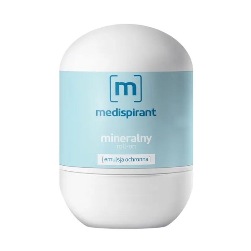 Medispirant mineralny, roll-on, emulsja ochronna, 40 ml 