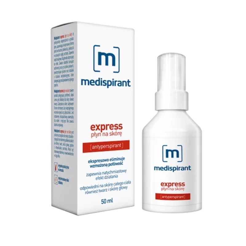 Medispirant Express, płyn na skórę, antyperspirant, 50 ml 