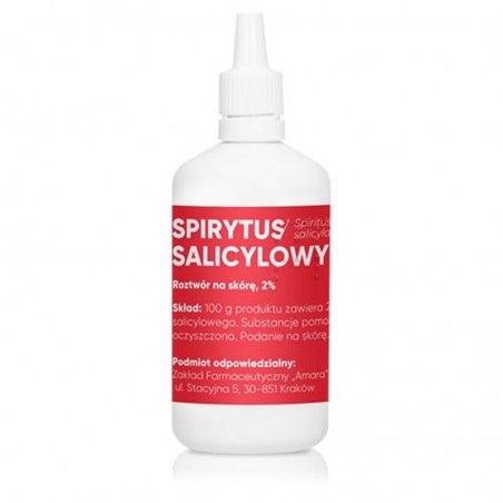  Spirytus salicylowy, 2%, roztwór na skórę, 100 g (Amara) 