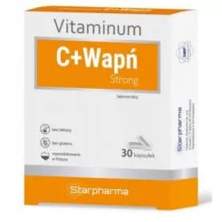 Starpharma Vitaminum C + Wapń Strong, 30 kapsułek