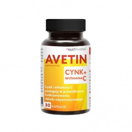 Avetin Cynk + Witamina C, 30 szt.