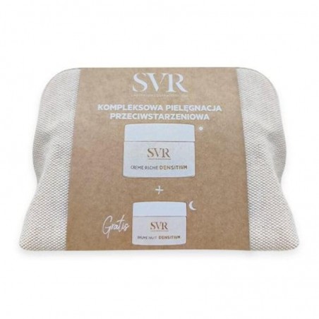 SVR DENSITIUM Zestaw w kosmetyczce Krem RICHE + Balsam na noc BAUME NUIT