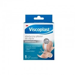 VISCOPLAST plaster elastyczny 1m x 6cm, 1szt.