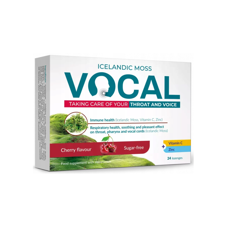 VOCAL pastylki do ssania miękkie 