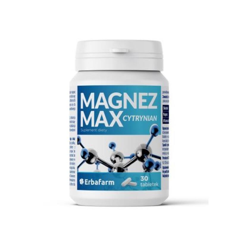 MagnezMax Cytrynian 30 tabl. 