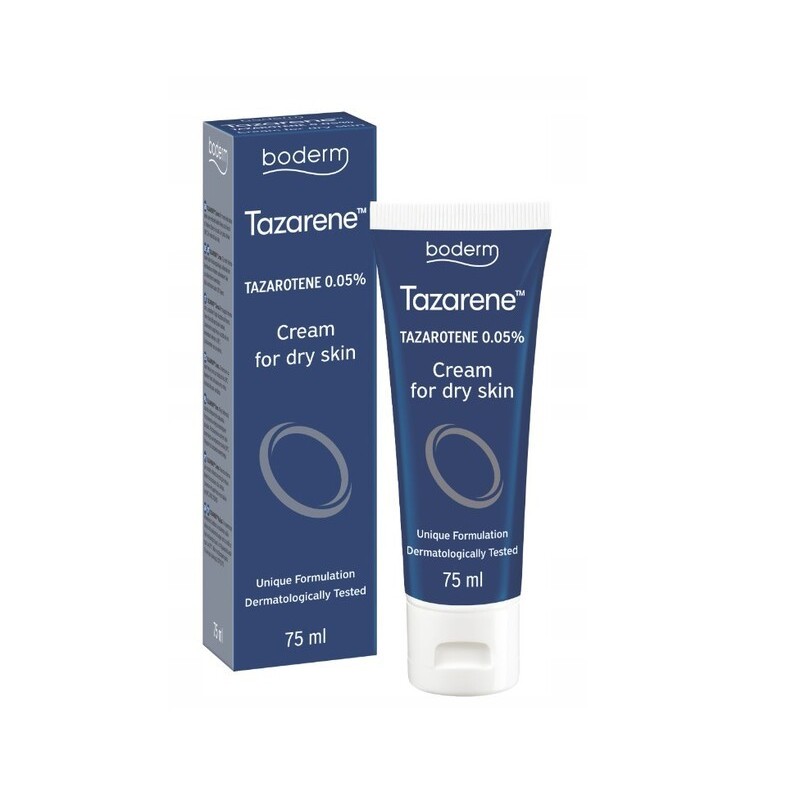 BODERM Tazarene Krem do skóry suchej 0,05% 
