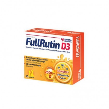  Rodzina Zdrowia FullRutin D3 50 tabl. 