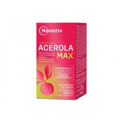 Novativ Acerola Max, 60 tabletek do ssania