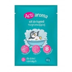 Actiaroma sól do kąpieli rozgrzewającej, 50 g