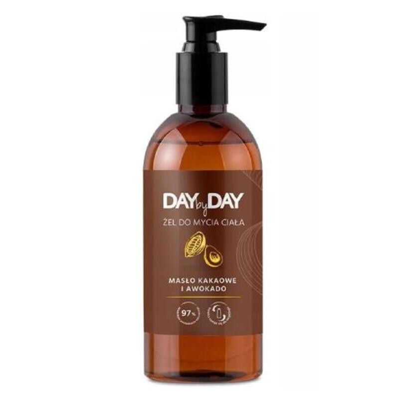 DAY BY DAY Żel do mycia ciała, Masło kakaowe i awokado, 400 ml 