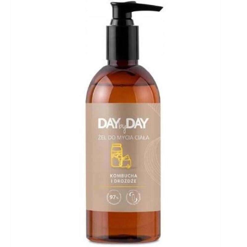 DAY BY DAY | Żel do mycia ciała kombucha i drożdże | 400 ml 