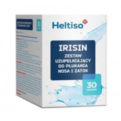 Heltiso Irisin, zestaw uzupełniający do płukania nosa i zatok, 30 saszetek